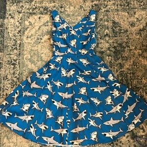 Eva rose shark circle swing dress